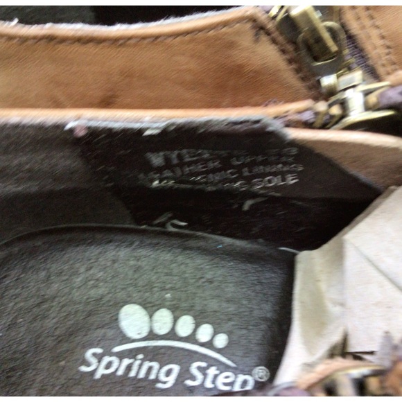 Spring Step *WYETTE (38) WOMEN’S Leather ankle Bootie, Both side zip closure. - Picture 10 of 11